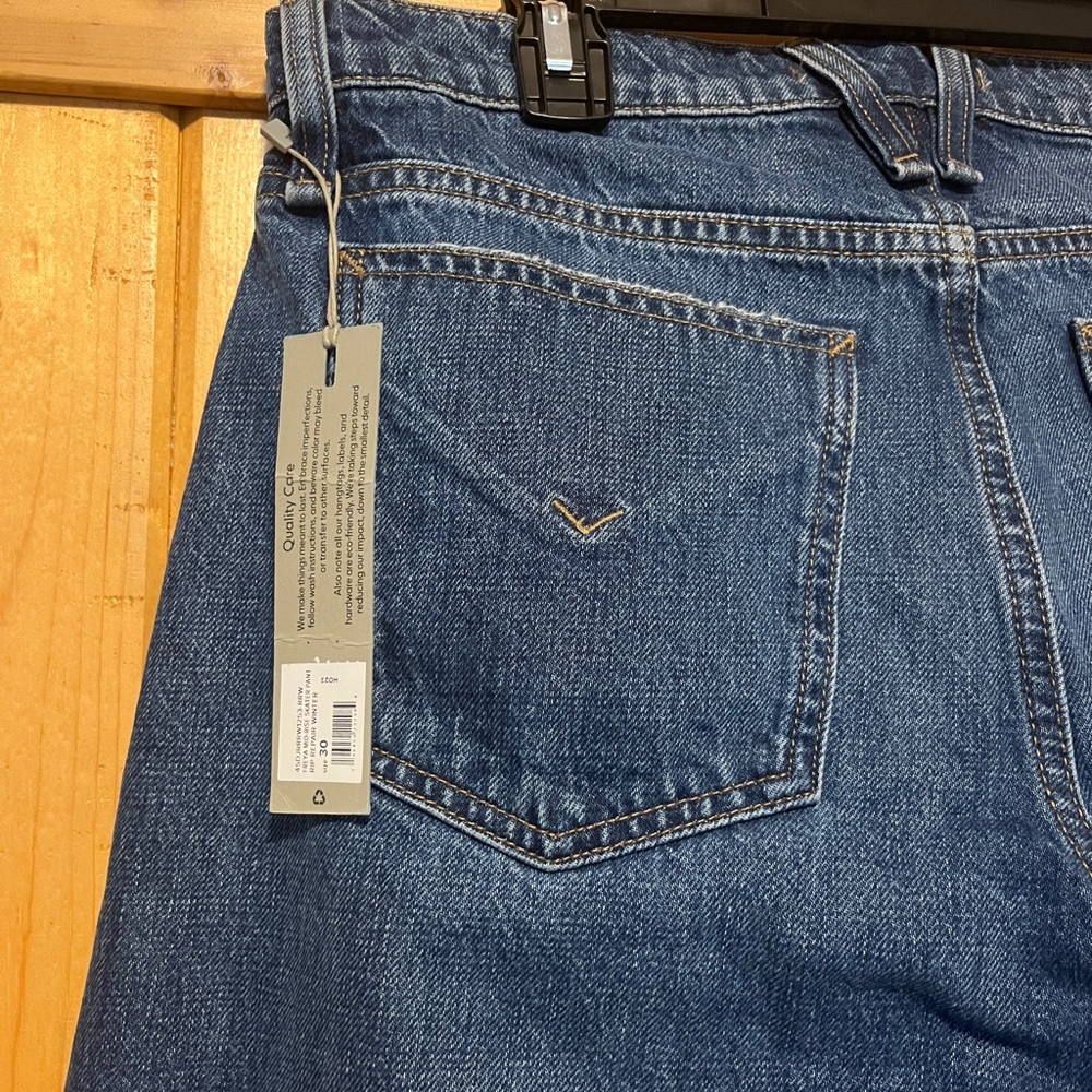 NWT Hudson Freya Mid-Rise Wide Leg Distressed Skater Jeans Sz 30 - Picture 7 of 16